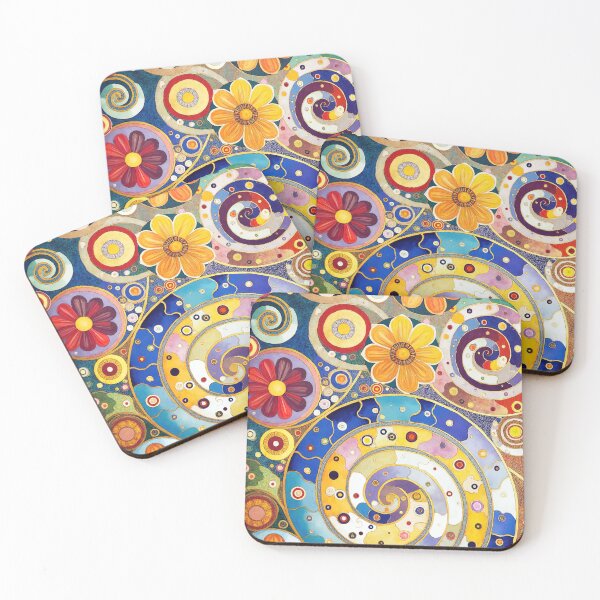 Item preview, Gustav Klimt Flowers designed and sold by maniacfitness.