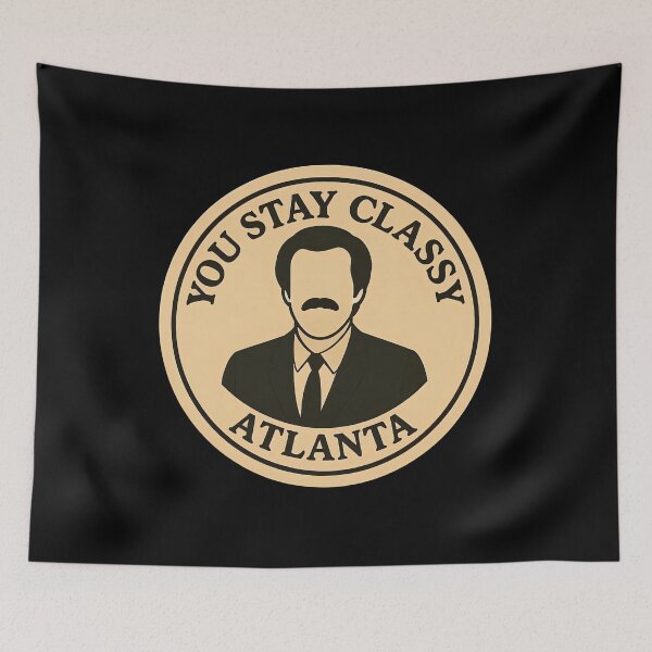 Item preview, Anchorman Inspired Retro USA Print: Atlanta designed and sold by PinUpPizzazz.