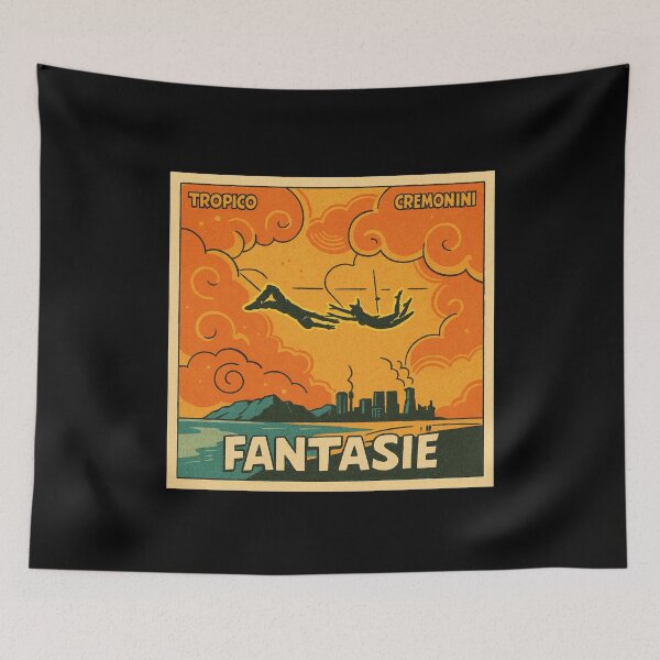 Item preview, Fantasie Retro Beach Poster Fantasie Vintage Style designed and sold by Tooromira.