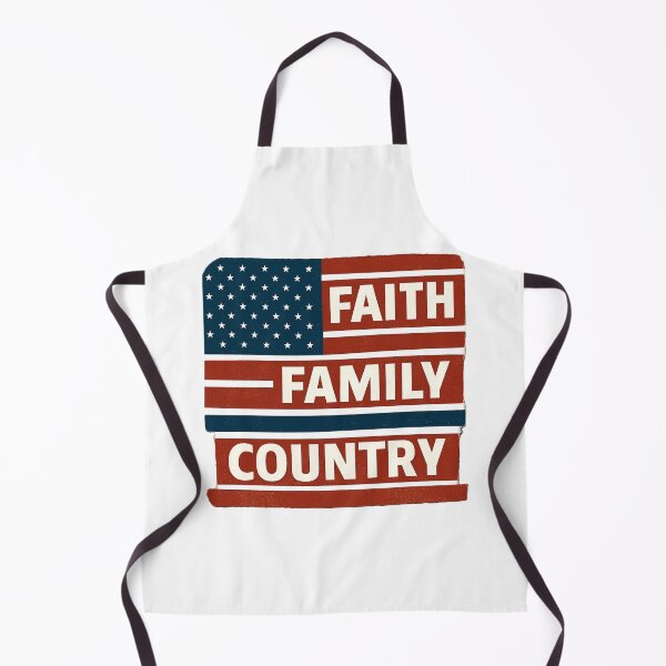 Item preview, Faith, Family, and Country Flag Tribute designed and sold by CoffeeNJesus.