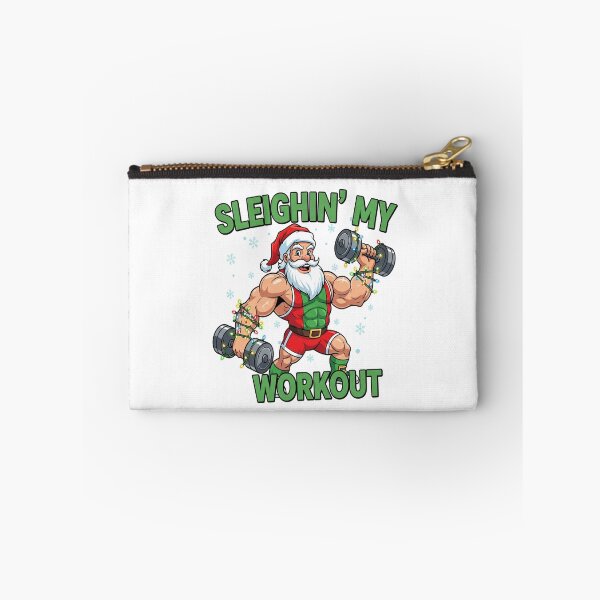 Item preview, Sleighin’ My Workout – Funny Christmas Gym designed and sold by FelixnRobinus.