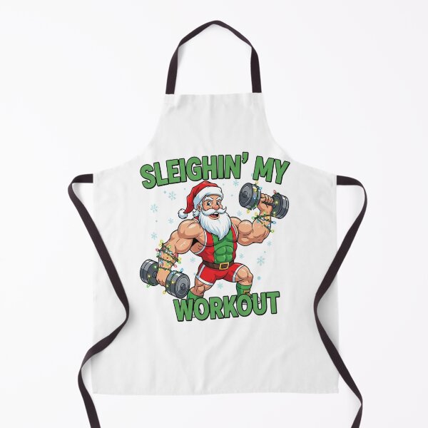 Item preview, Sleighin’ My Workout – Funny Christmas Gym designed and sold by FelixnRobinus.