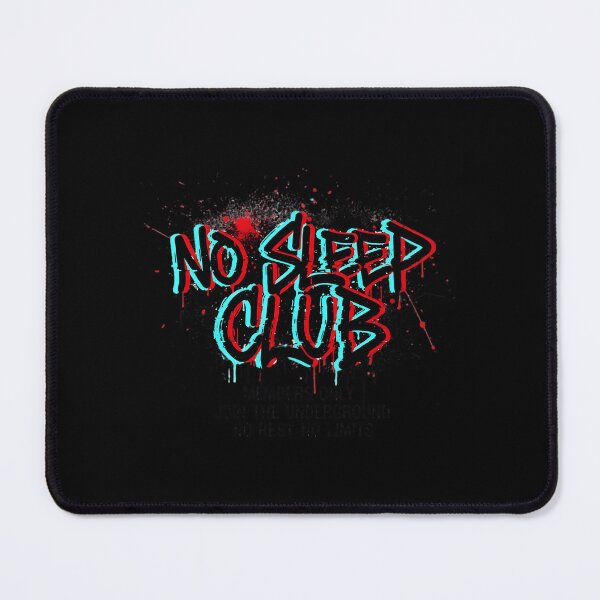 Item preview, No Sleep Club Streetwear T-Shirt Design Graffiti Eye Glitch Style Hustle All Night designed and sold by EganPace.