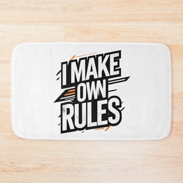 Item preview, I Make My Own Rules | Bold Inspirational Graphic Tee designed and sold by Irene Catchmind.