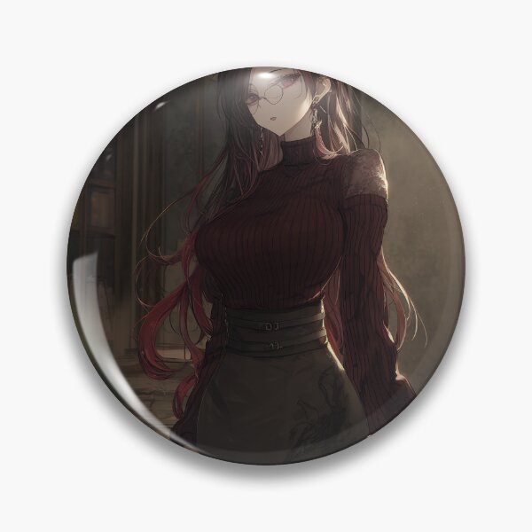 Item preview, Elegant Scholar - Red-Haired Anime Librarian designed and sold by Chris349.