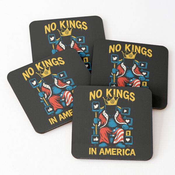 Item preview, No Kings In America | Social Media designed and sold by Anniko Art Studio.