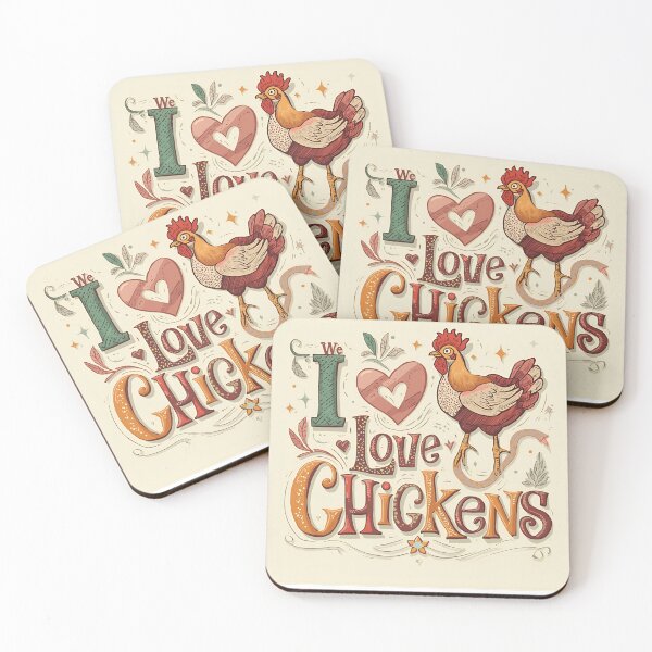 Item preview, I love chickens designed and sold by whatthefoxsays.