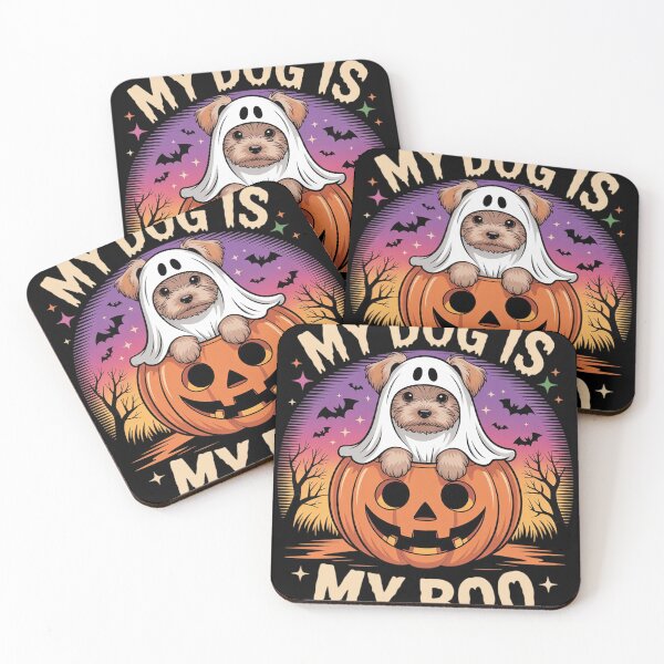 Item preview, My Dog Is My Boo Halloween Ghost Dog Costume  designed and sold by KonstanKoraner.