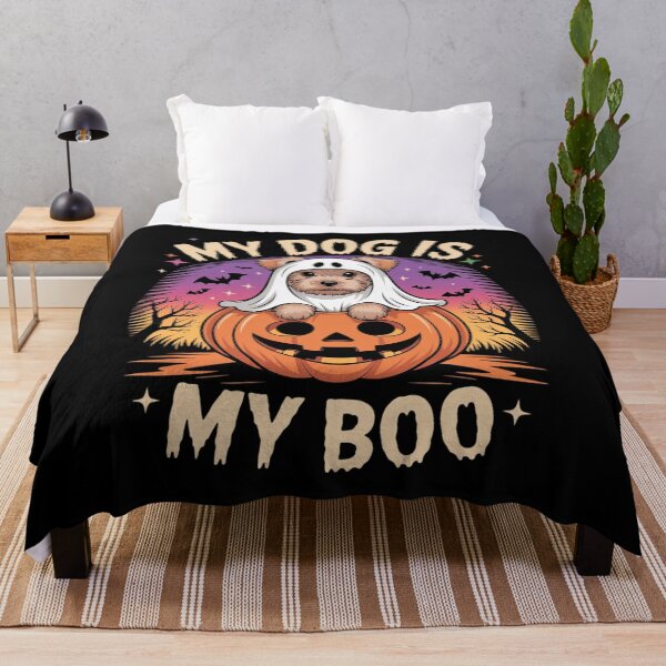 Item preview, My Dog Is My Boo Halloween Ghost Dog Costume designed and sold by KonstanKoraner.