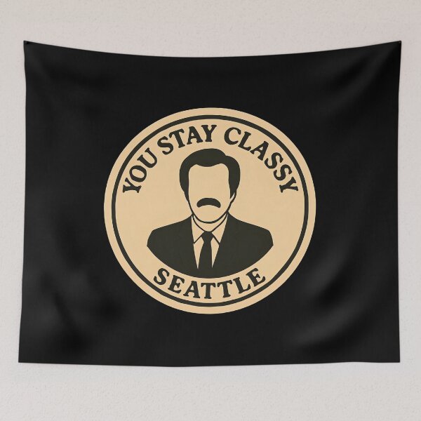 Item preview, Anchorman Inspired Retro USA Print: Seattle designed and sold by PinUpPizzazz.