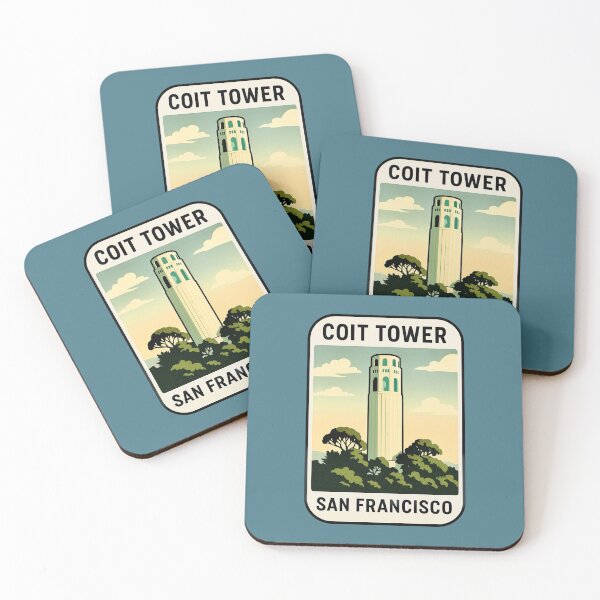 Item preview, Coit Tower - San Francisco, California designed and sold by Myra365Art.