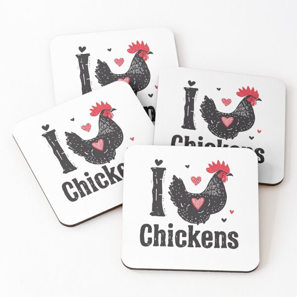 Item preview, I love chickens designed and sold by whatthefoxsays.