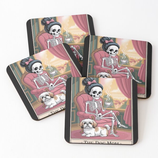 Item preview, The Dog Mom Skeleton Tarot Card Pet Lover Men Women Kids  designed and sold by KonstanKoraner.