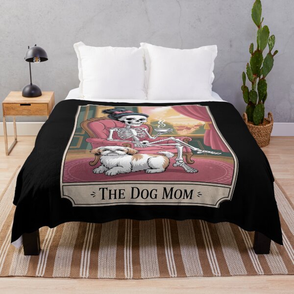 Item preview, The Dog Mom Skeleton Tarot Card Pet Lover Men Women Kids designed and sold by KonstanKoraner.