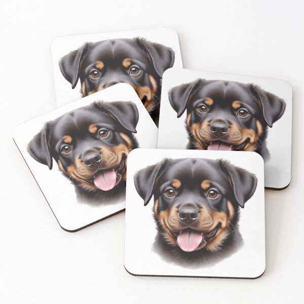 Item preview, Cute Rottweiler Puppy Face_Adorable Rottie Dog Lover Gift designed and sold by NH2019.