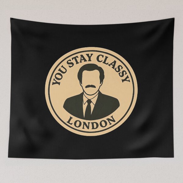 Item preview, Anchorman Inspired Retro UK Print: London designed and sold by PinUpPizzazz.