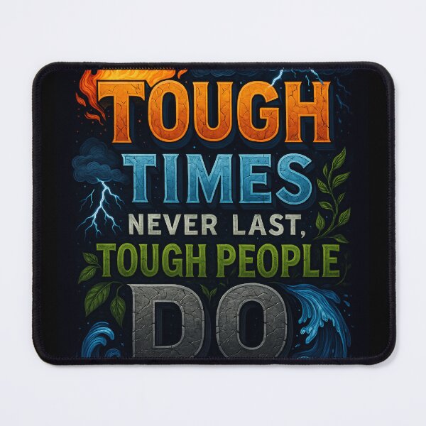Item preview, Tough Times Never Last Tough People Do - SoberSips designed and sold by SoberSips.