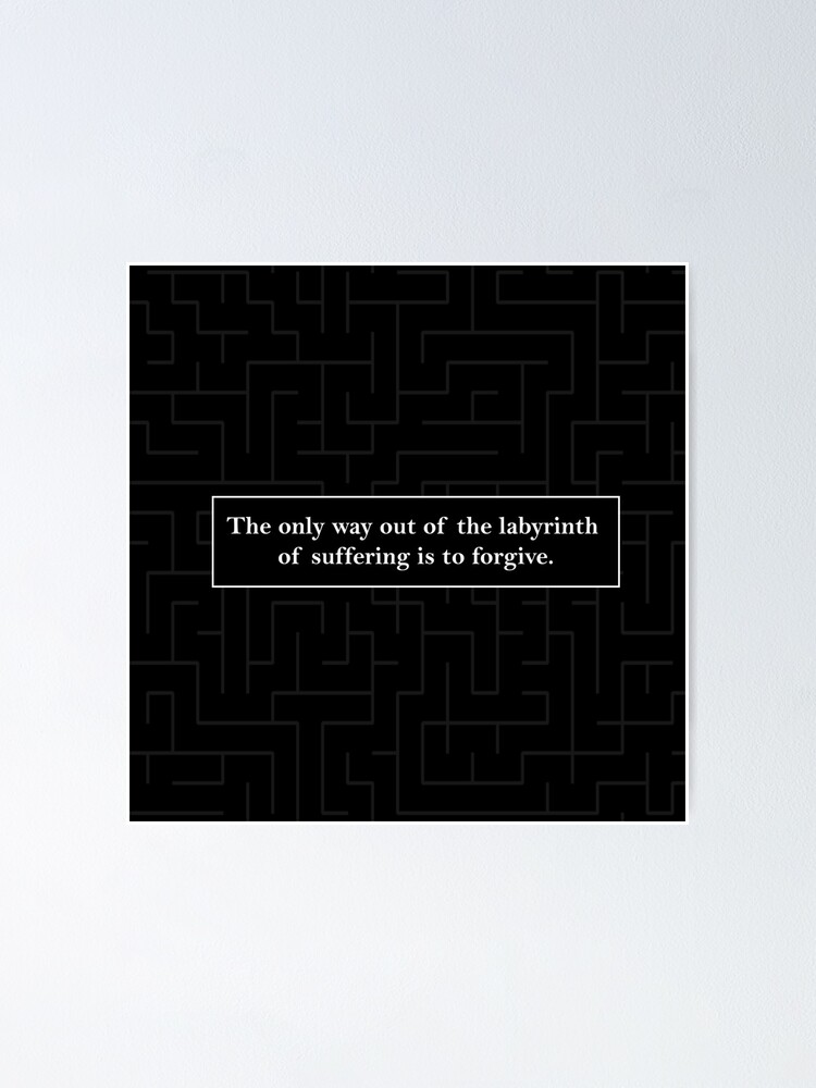 "Labyrinth Quote Looking for Alaska" Poster by terriesmee Redbubble