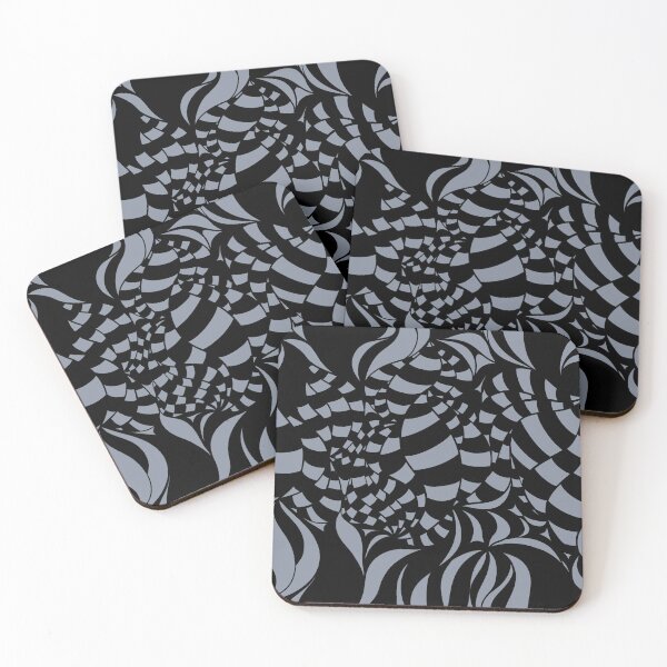 Item preview, Psychedelic Black and Grey pattern designed and sold by LAEC-Shop.