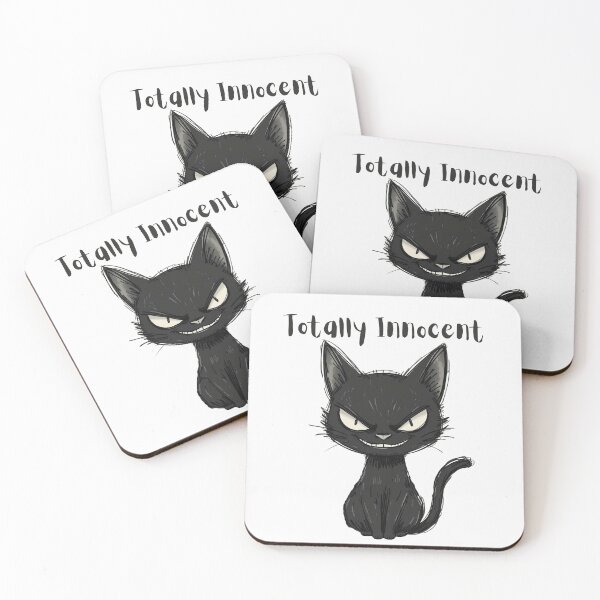Item preview, Black Cat – Totally Innocent… Right? designed and sold by Moon's Arts.