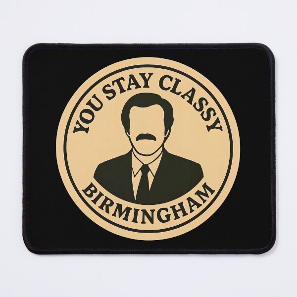 Item preview, Anchorman Inspired Retro UK Print: Birmingham designed and sold by PinUpPizzazz.