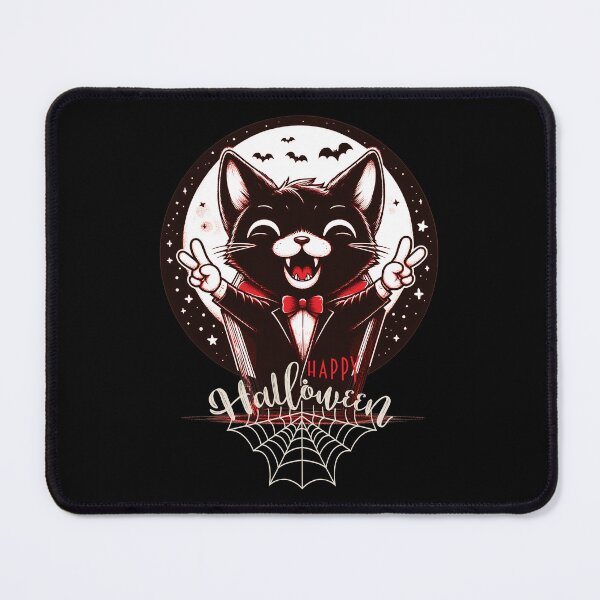 Item preview, Happy Halloween Vampire Cat Peace Sign6 designed and sold by HappyHavenStu.