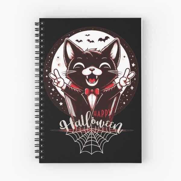 Item preview, Happy Halloween Vampire Cat Peace Sign6 designed and sold by HappyHavenStu.