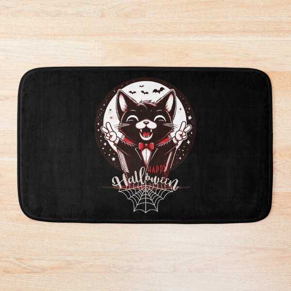 Item preview, Happy Halloween Vampire Cat Peace Sign6 designed and sold by HappyHavenStu.