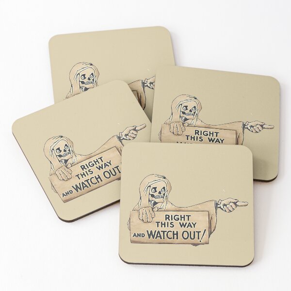 Item preview, Right This Way and Watch Out! designed and sold by WheelieGdArt.