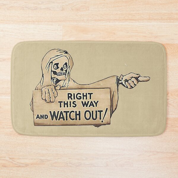 Item preview, Right This Way and Watch Out! designed and sold by WheelieGdArt.