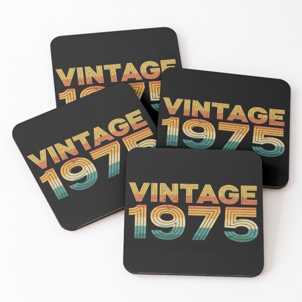 Item preview, Vintage 1975 Distressed 50th Birthday Gift Retro Design designed and sold by svarupa.