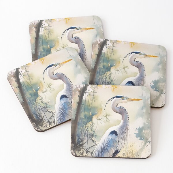 Item preview, Graceful Heron by the Water designed and sold by laurashawart.