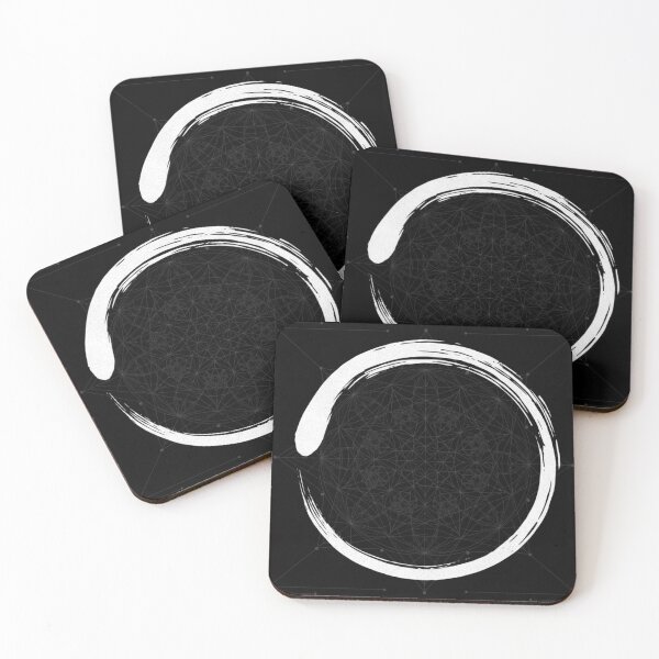 Item preview, Ensō (Zen Circle) white and black designed and sold by AlquimiaSolar.