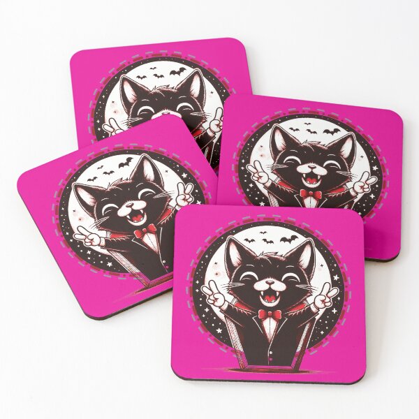 Item preview, Vampire Cat Peace Sign6 designed and sold by HappyHavenStu.