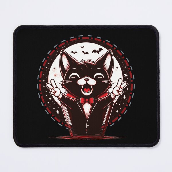 Item preview, Vampire Cat Peace Sign6 designed and sold by HappyHavenStu.