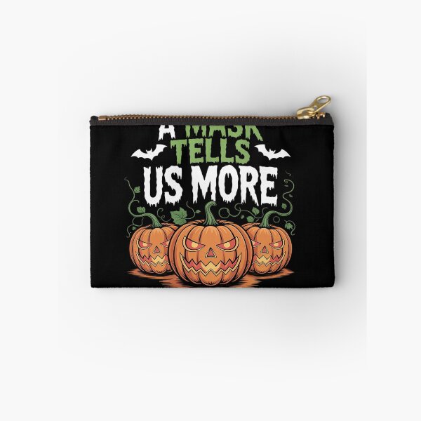 Item preview, A Mask Tells Us More Than a Face - Scary Halloween Pumpkin  designed and sold by KonstanKoraner.