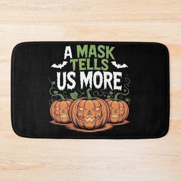 Item preview, A Mask Tells Us More Than a Face - Scary Halloween Pumpkin  designed and sold by KonstanKoraner.