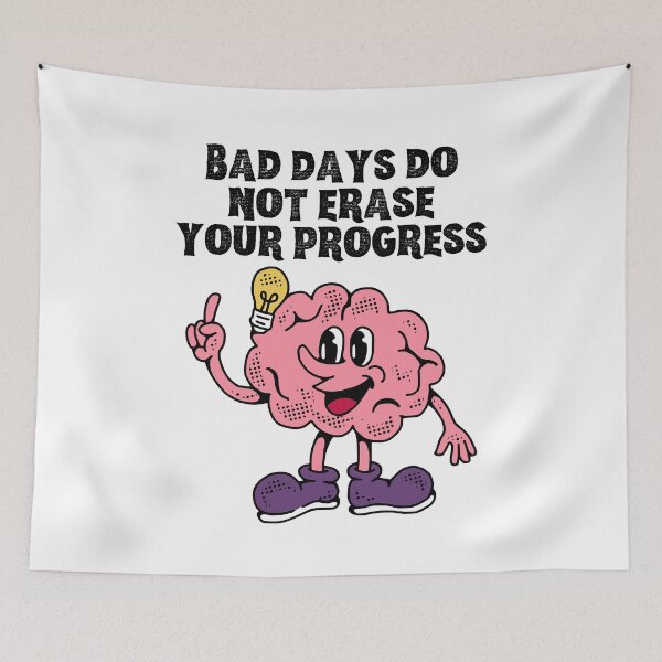 Item preview, Bad days do not erase your progress designed and sold by SWETA HALDER.