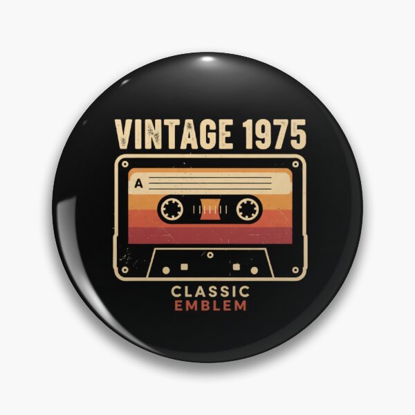 Item preview, Vintage 1975 Distressed 50th Birthday Gift Retro Design designed and sold by svarupa.