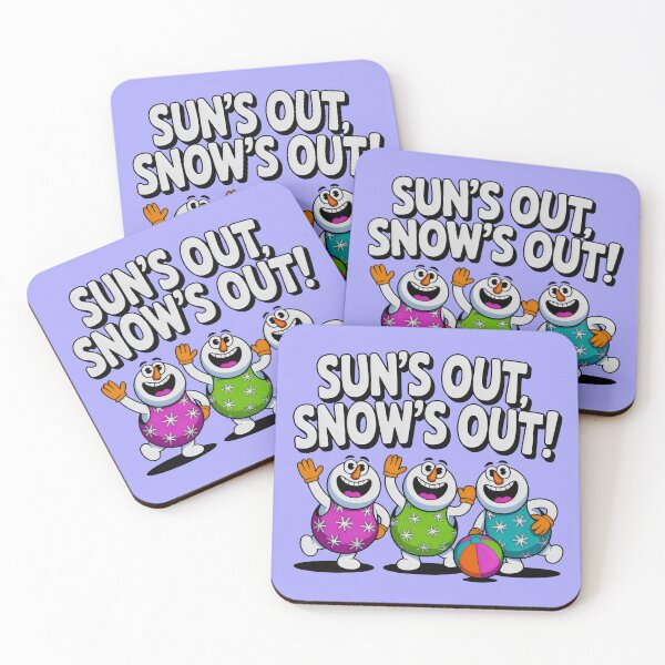 Item preview, Joyful Snowmen Bringing Winter Spirit to the Beach designed and sold by SplashTastic.