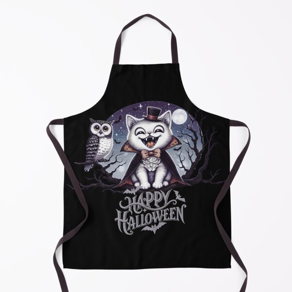 Item preview, Vampire Cat With An Owl D16 designed and sold by HappyHavenStu.