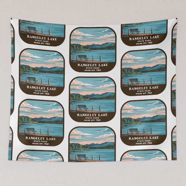 Item preview, Vintage Rangeley Lake State Park (Maine State Park) designed and sold by RabbitK.