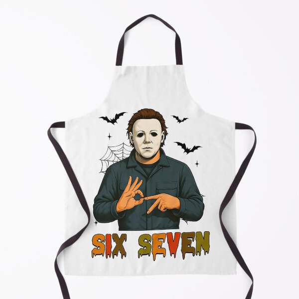 Item preview, Michael Myers Halloween Six Seven Meme Trend designed and sold by MythicMosaics.