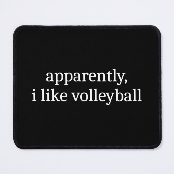 Item preview, Apparently, I Like Volleyball designed and sold by Sleepy Cat Design.