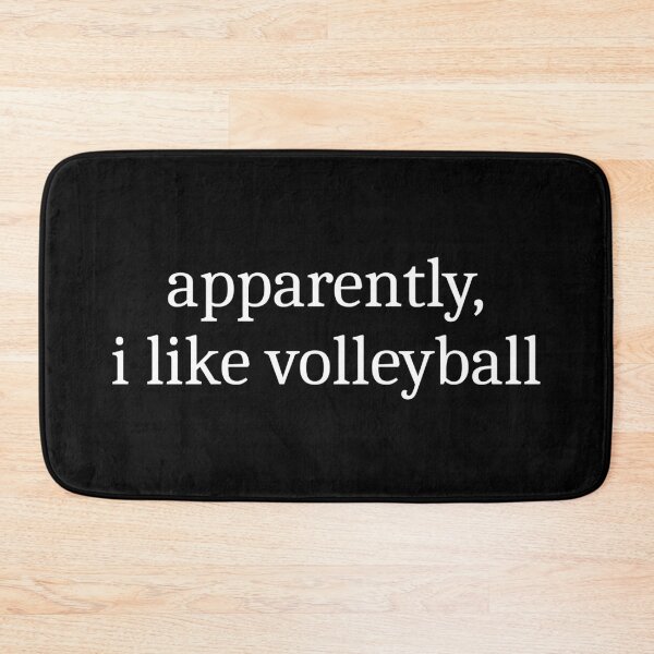 Item preview, Apparently, I Like Volleyball designed and sold by Sleepy Cat Design.