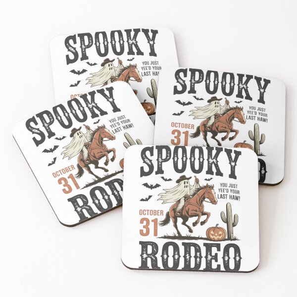 Item preview, Spooky Rodeo Western Halloween  designed and sold by Sketchbook Studio by Aqsaa.