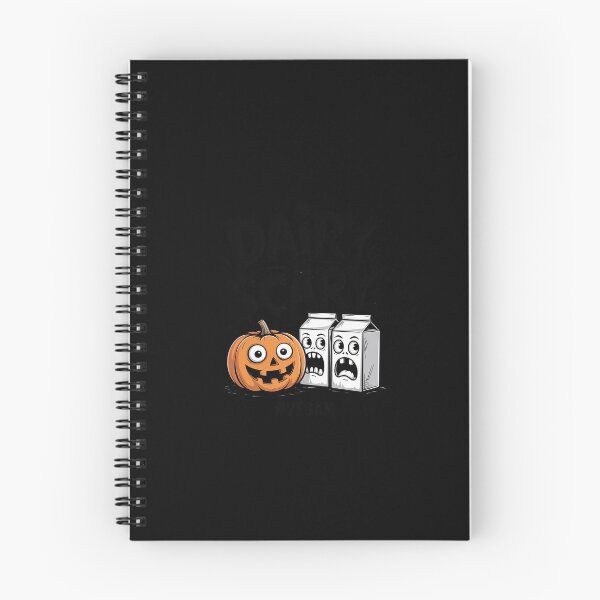 Item preview, Dairy Is Scary Vegan Halloween Pumpkin  designed and sold by dainegilbert.