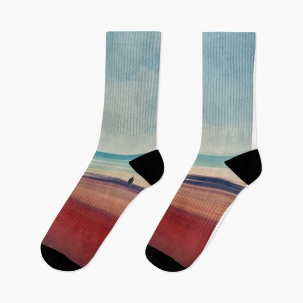 Item preview, Somewhere Near The Sea - Abstract Colourful Seascape designed and sold by Dyrk Wyst Redbubble Shop.