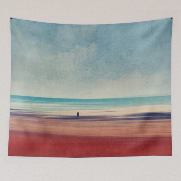 Item preview, Somewhere Near The Sea - Abstract Colourful Seascape designed and sold by Dyrk Wyst Redbubble Shop.