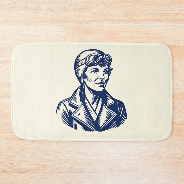 Item preview, Amelia Earhart Vintage Aviation Art designed and sold by Anniko Art Studio.